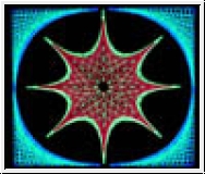 Star with the context 2D String Art