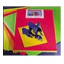 Glow Art Paper Corrugated Board goldyellow
