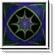 Black Hole Star 2D String Art