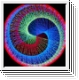 Spiral 3er red-blue 2D String Art