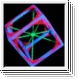 Gene cube 3D String Art