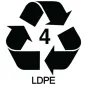 Preview: 100x LDPE-Druckverschlussbeutel 40 x 60 mm 50mµ