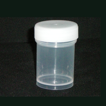 25x 35 ml Kunststoffschraubdose klar PP mit Schraubverschluss natur