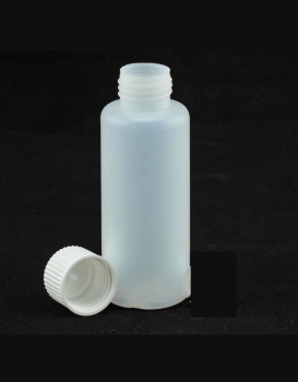 Rundflasche natur HDPE (Polyethylen) 100ml