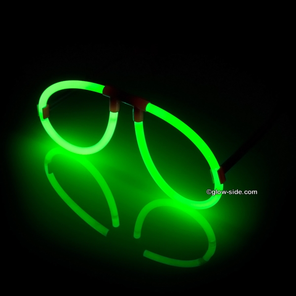 Fun Knicklicht Spassbrille Standard grün