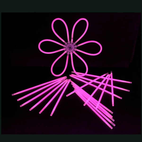 Arm glow stick, self-luminous 100er roll 200x5 mm pink