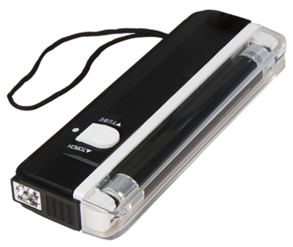 Geldscheinprüfer McShine mit Taschenlampe 13 cm UV-Röhre, 4 Watt